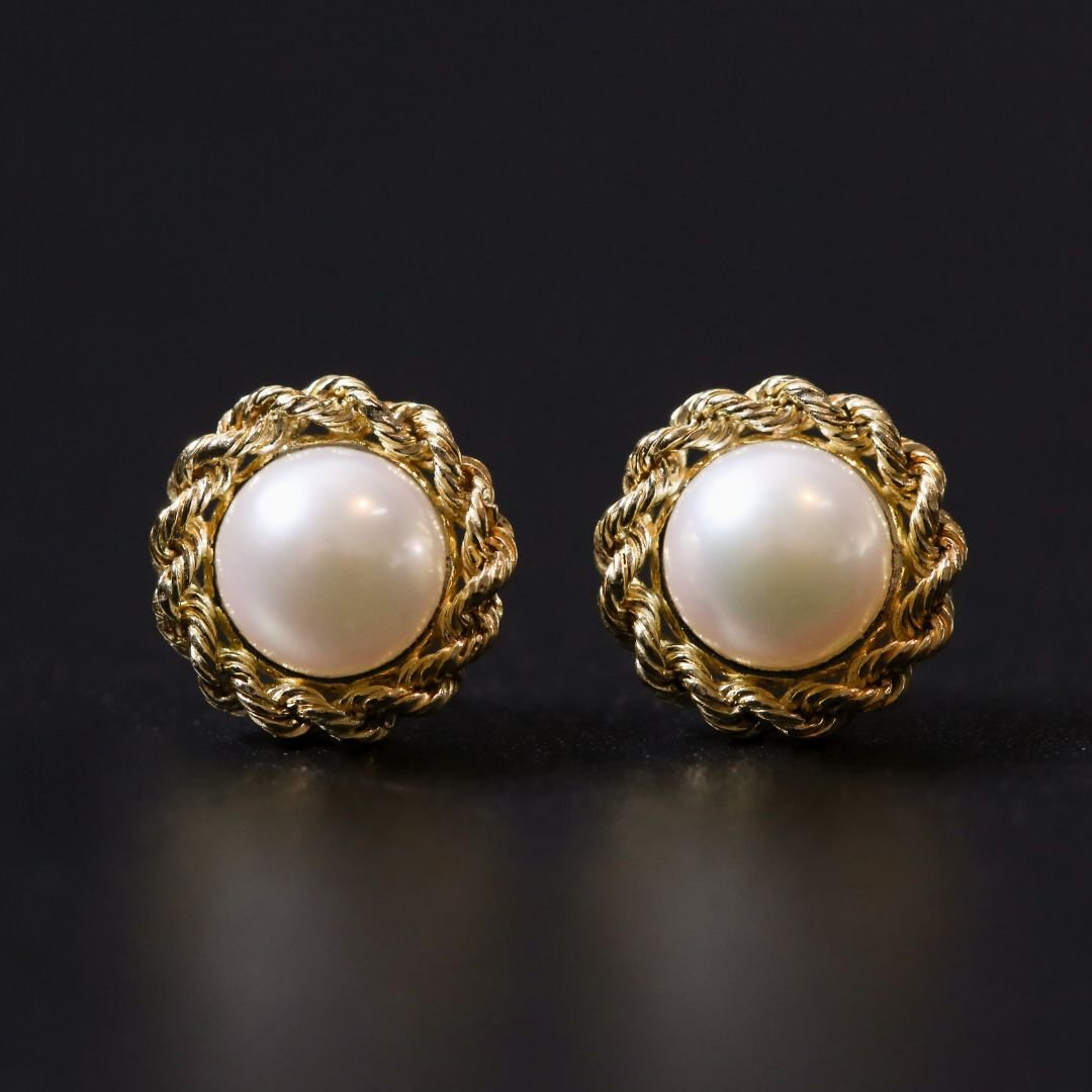 Vintage Bloom Hoops